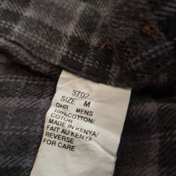 Woolrich Mens Plaid Cotton Flannel Vintage Shirt - Picture 6 of 6